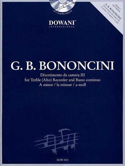 G. Bononcini: Divertimento da camera No., ABlfBc (Klvp2StCD)