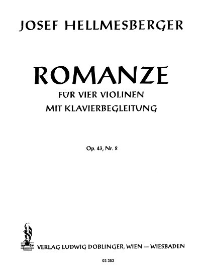 J. Hellmesberger: Romanze Op 43/2
