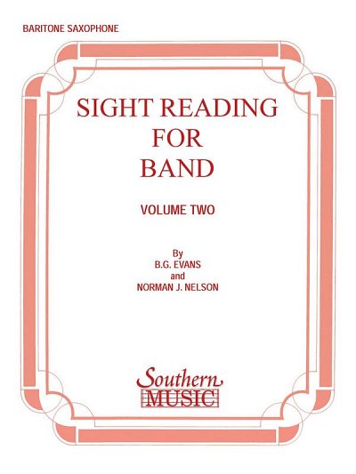 Sight Reading for Band, Book 2, Barsax