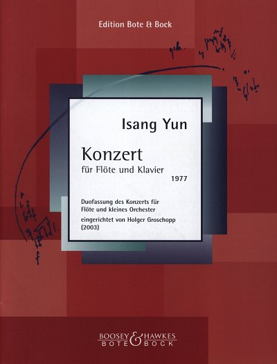 Yun Isang: Konzert Fuer Floete Und Klavier