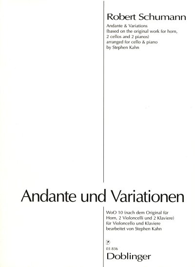 R. Schumann: Andante und Variationen op. , VcKlav (KlavpaSt)