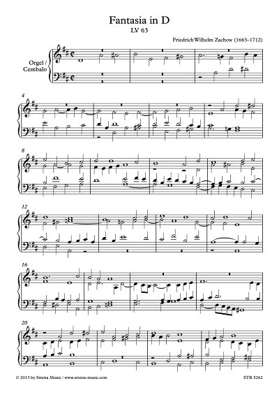 DL: F.W. Zachow: Fantasia in D LV 63