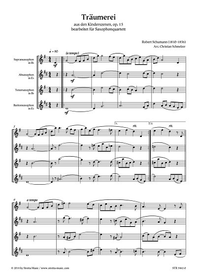 DL: R. Schumann: Traeumerei aus den Kinderszenen, op. 15 / b
