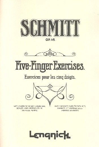 Five-Finger Exercises Opus 16, Klav