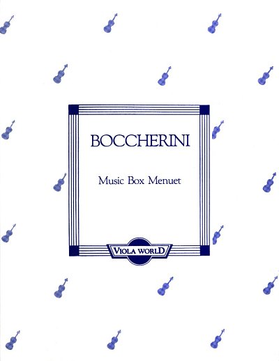 L. Boccherini: Music Box Minuet, Viola, Klavier