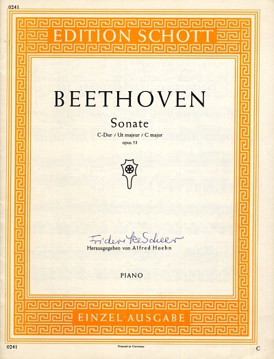 L. v. Beethoven: Sonate C-Dur op. 53 , Klav