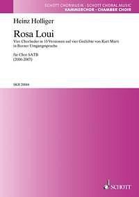 H. Holliger: Rosa Loui, GchKlav (Part.)