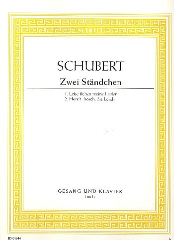 F. Schubert: Zwei Ständchen D 957/4 / D 889 , GesHKlav