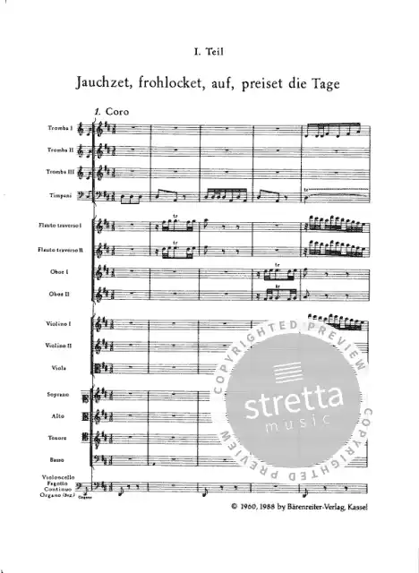 J.S. Bach: Weihnachts-Oratorium BWV 248, 4GesGchOrchO (Stp) (1)