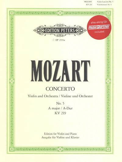 W.A. Mozart: Konzert 5 A-Dur Kv 219 - Vl Orch