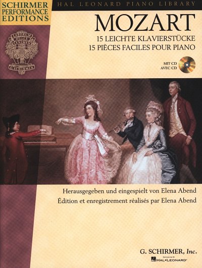 W.A. Mozart: Mozart: 15 leichte Klavierstücke, Klav (+CD)