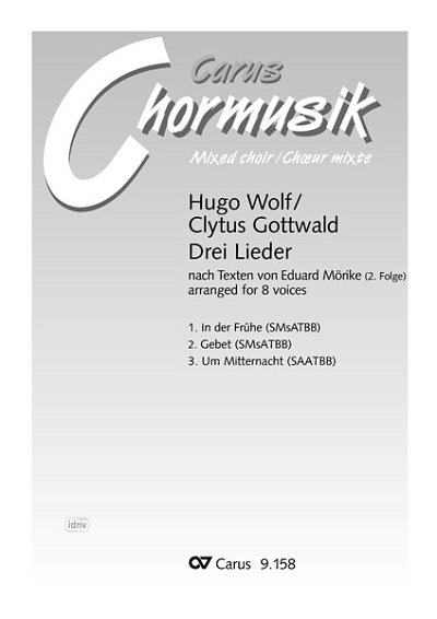 DL: Gottwald/Wolf: Drei Lieder (Part.)