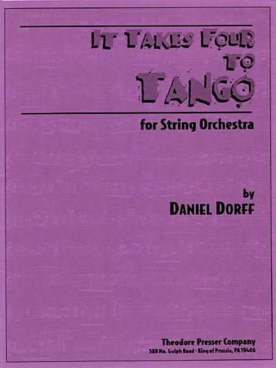D. Daniel: It Takes Four To Tango, 5Str (Part.)