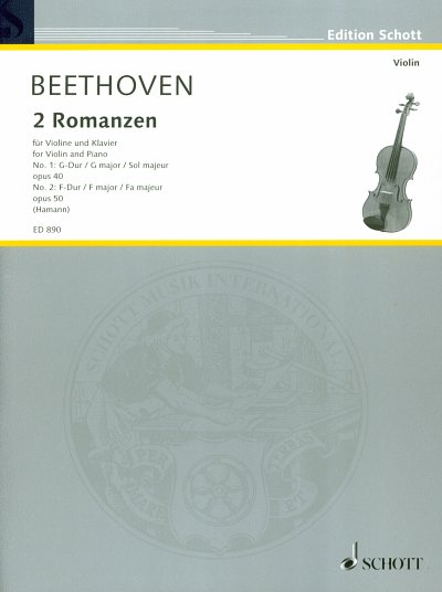 L. v. Beethoven: 2 Romanzen op. 40 and 50 , VlKlav