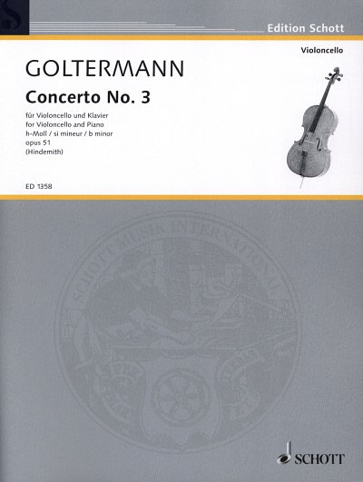 G. Goltermann: Concerto Nr. 3 h-Moll op. , VcKlav (KlavpaSt)