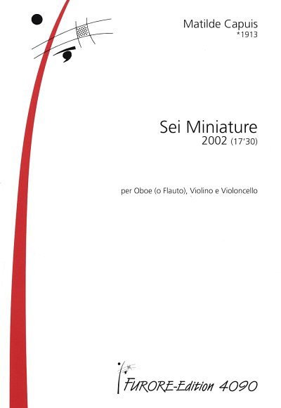 M. Capuis: Seis miniatures für Flöte (Oboe), Violine (Pa+St)