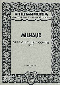 D. Milhaud: Streichquartett Nr. 7 