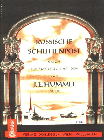 Hummel Johann Ev: Russische Schlittenpost Op 337