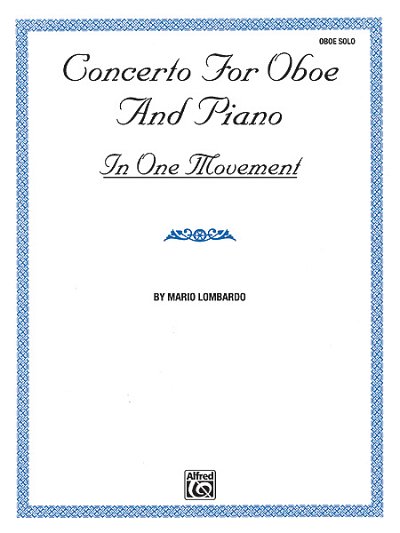 Concerto for Oboe and Piano (Ob)