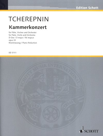 A.N. Tscherepnin: Kammerkonzert D-Dur op. 33  (KASt)