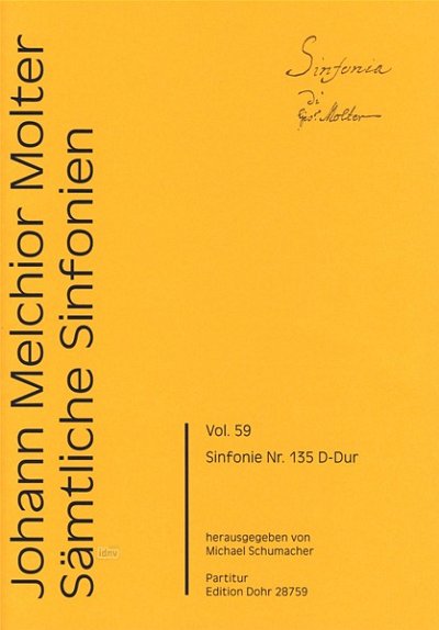 J.M. Molter: Sinfonie Nr. 135 D-Dur MWV VII 135 (Part.)