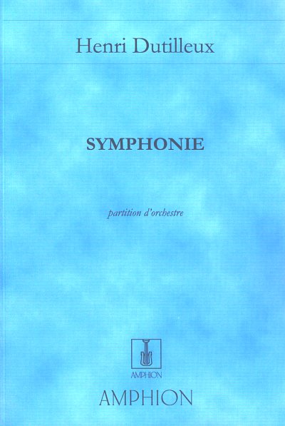 H. Dutilleux: Symphonie N 1 Poche (Stp)
