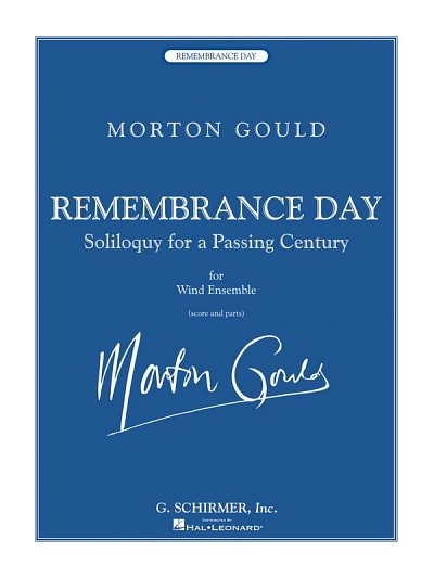 M. Gould: Remembrance Day, Blaso (Pa+St)