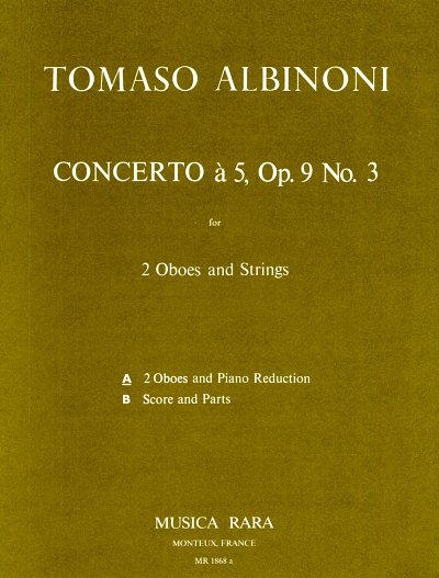 T. Albinoni: Concerto a 5 op.9,3 (KA+St)