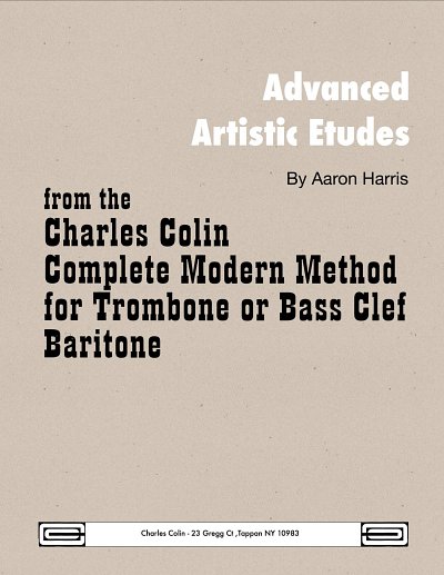 A. Harris: Advanced Artistic Etudes, Pos/Barh