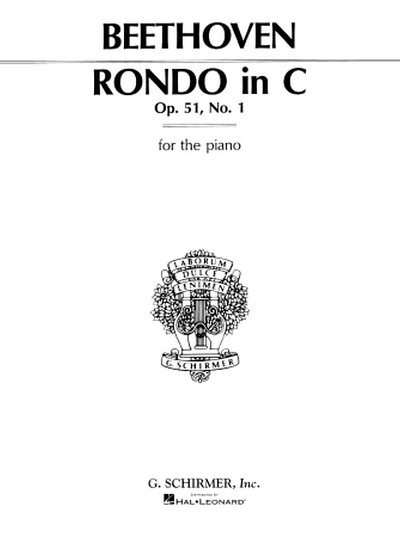 L. v. Beethoven: Rondo in C Major, Op. 51, No. 1, Klav