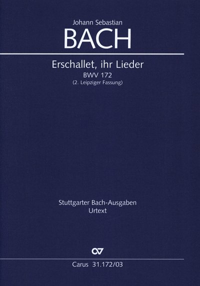 J.S. Bach: Erschallet, ihr Lieder, 4GesGchOrchO (KA)