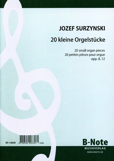 S.J. (1851-1919): 20 kleine Orgelstücke op.8 und op.12, Org