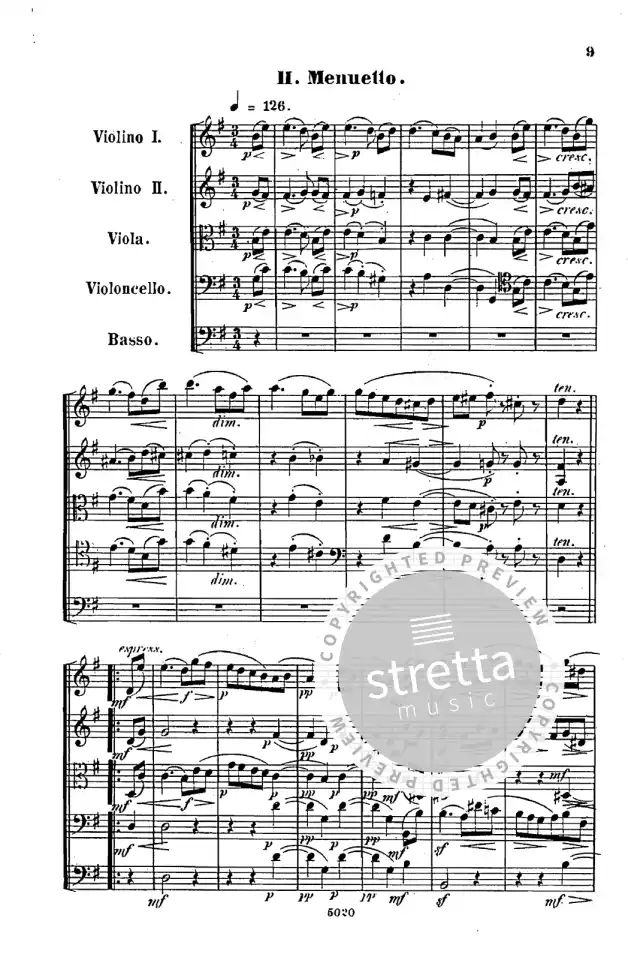 R. Fuchs: Serenade 3 e-moll op. 21, StrOrch (Pa+St) (2)