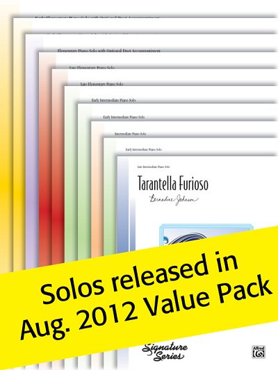 Alfred's Sheet Solos Value Pack, Klav