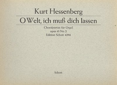 K. Hessenberg: Zwei Choralpartiten op. 43/2, Org