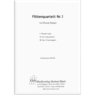 F.  Pranger: Flötenquartett Nr. 1, 4Fl (Pa+St)