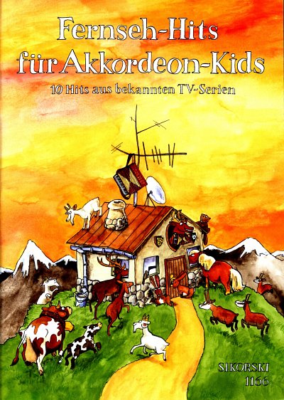 A. Eger: Fernseh-Hits für Akkordeon-Kids, 1-2Akk (Sppa)
