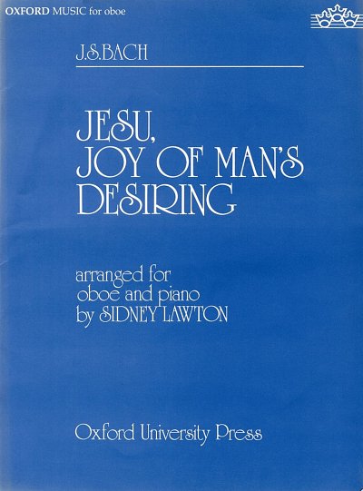 J.S. Bach: Jesu Joy Mans Desiring, ObKlav (KlavpaSt)