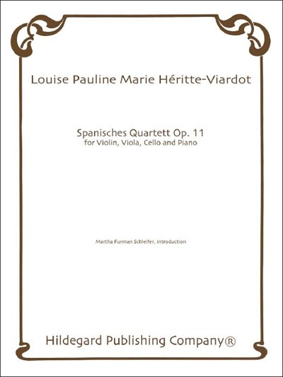 H. Louise: Spanisches Quartett op. 11, VlVlaVcKlav (Pa+St)