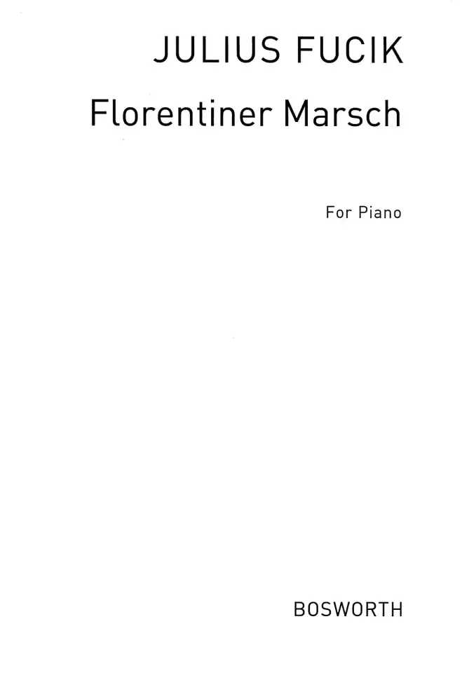 J. Fu_ík: Florentiner Marsch op. 214, Klav/Akk (0)