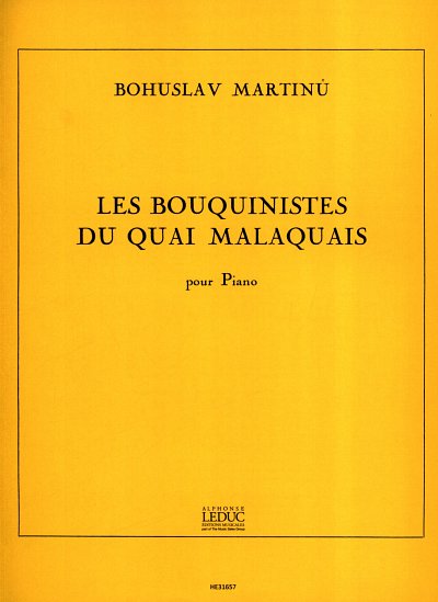 B. Martinů: Les Bouquinistes du Quai Malaquais