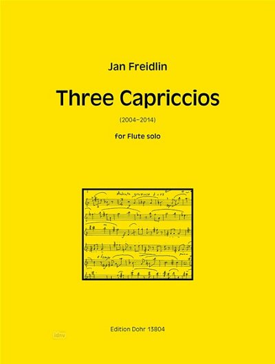 J. Freidlin: Three Capriccios, Fl (Part.)
