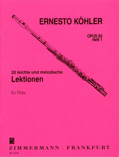 Koehler, Ernesto: 20 leichte und melodische Lektionen op. 93