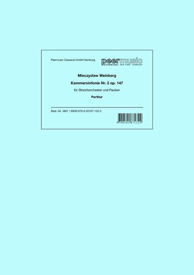 M. Weinberg: Kammersinfonie Nr. 2 op. 147, StroTimp (Part.)