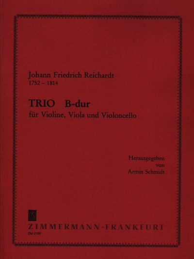 J.F. Reichardt: Trio B-Dur
