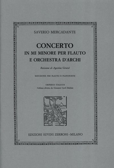 S. Mercadante: Konzert e-Moll op. 57, FlKlav (KASt)
