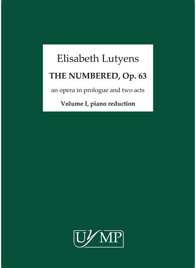 E. Lutyens: The Numbered, Op. 63, GesKlav (KA)