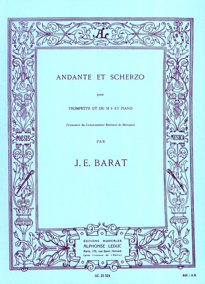 B.J. Eduard: Andante Et Scherzo, TrpKlav (KlavpaSt)