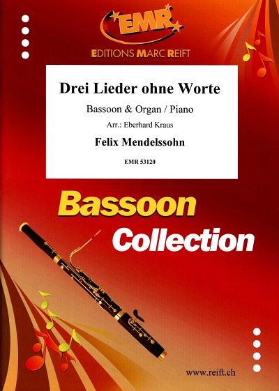 F. Mendelssohn Barth: Drei Lieder ohne Worte, FagKlav/Org