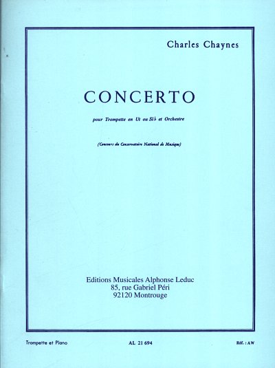 C. Chaynes: Concerto - Trompette et Orchestre
